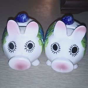Vintage Ceramic Piggy Bank's